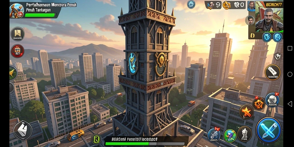 Tampilkan gameplay mendebarkan di BIGRICH77 Tower Defense.