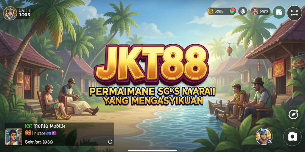 Tampilan gameplay JKT88 yang menarik dan penuh warna.