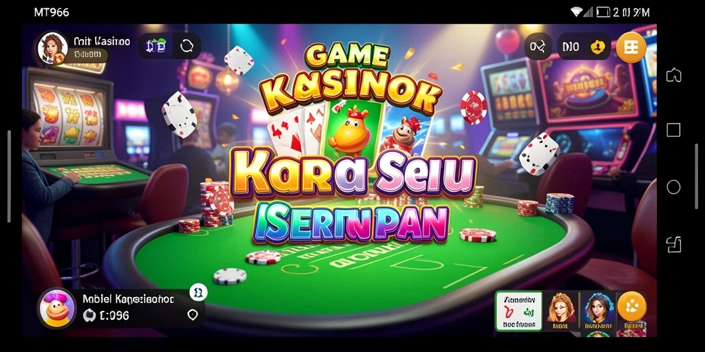 Gameplay seru MT966 dengan berbagai pilihan permainan kasino.