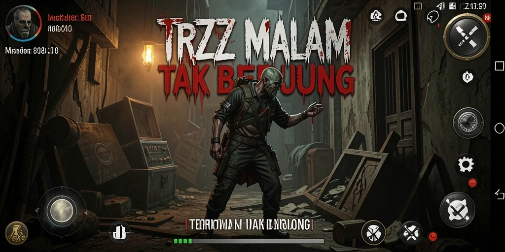 Tangkapan layar gameplay RTZZ menampilkan suasana Horror yang menegangkan.