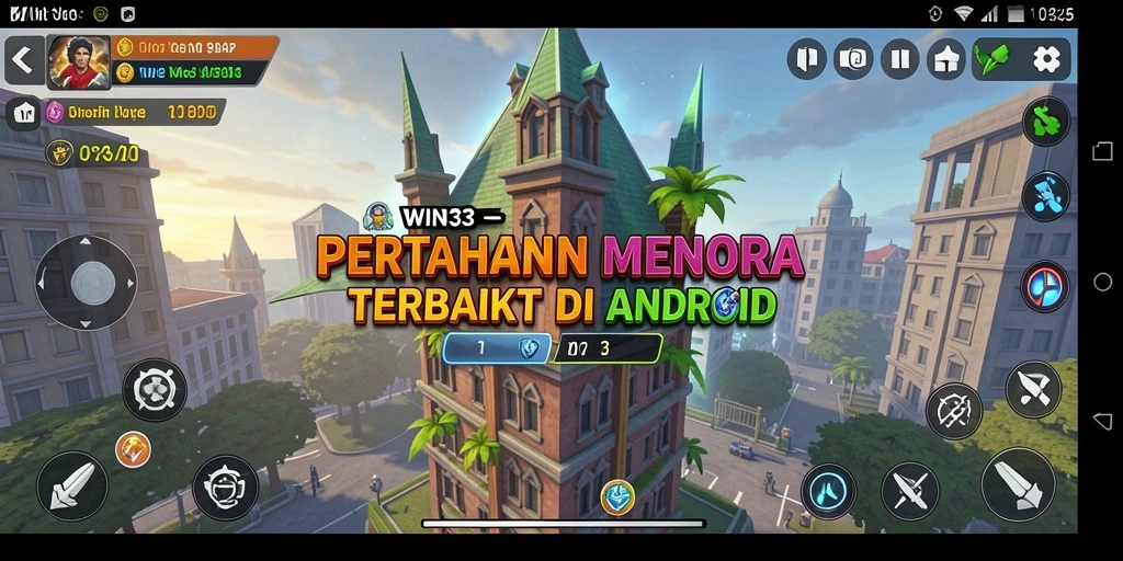Gameplay menara pertahanan yang menegangkan dan menarik.